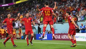 Spanien zeigte beim 7:0-Sieg am 1. Gruppenspieltag gegen Costa Rica eine furiose Leistung.