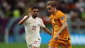 Frenkie de Jong traf für die Niederlande gegen Katar.