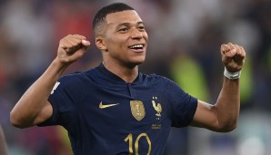 Kylian Mbappe steht mit Frankreich vorzeitig im Achtelfinale.