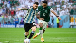 Salem Al-Dawsari und seine Teamkollegen ringten Lionel Messi und Argentinien nieder und gewannen mit 2:1.