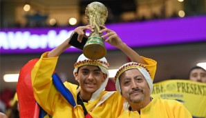Das Eröffnungsspiel werden die Gastgeber aus Katar und Ecuador bestreiten. Ecuadorianische Fans träumen anscheinend schon groß.