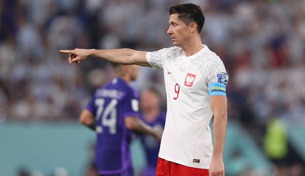 Robert Lewandowski steht mit Polen im WM-Achtelfinale vor einer hohen Hürde.