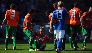 Das Hinspiel zwischen Greuther Fürth und Karlsruhe endete noch mit besserem Ergebnis für Fürth