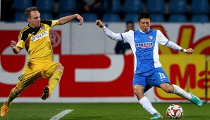 Arne Feick (l.) wechselt vom VfR Aalen zum 1. FC Heidenheim