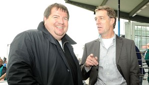 Bernd Reisig (l.) war bis 2010 Geschäftsführer und Manager des FSV