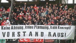 Die Fans sind beim VfB mit der Klubführung schon lange nicht mehr einverstanden
