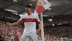 Traf gleich in seinem ersten Spiel in der 2. Bundesliga für den VfB Stuttgart: Mario Gomez.