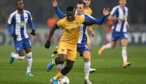 Im Pokalspiel gegen Hertha BSC schied Dynamo erst nach Elfmeterschießen aus.