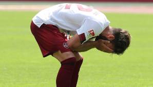 Frust pur: Enrico Valentini droht mit dem 1. FC Nürnberg der Abstieg in die 3. Liga.