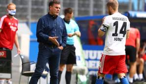 HSV-Trainer Dieter Hecking hatte nach dem 1:5 des HSV gegen Sandhausen keine Erklärungen parat.