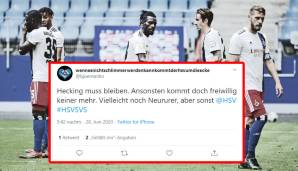 Da macht sich einer Sorgen, dass es irgendwann keinen Trainer für den HSV mehr geben wird. Dieter Hecking hat sich dazu noch nicht geäußert.