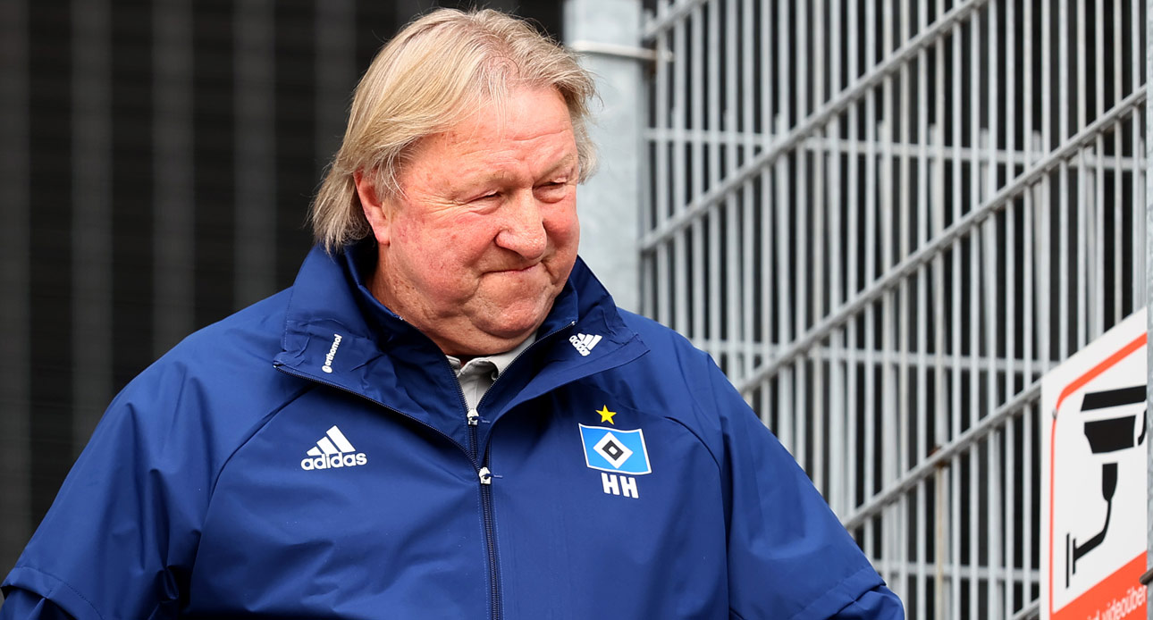 Hrubesch steht vor seinem Debüt auf der HSV-Bank.