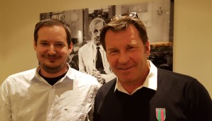 Florian Regelmann (Stellvertr. Chefredakteur SPOX) traf Sir Nick Faldo in Berlin