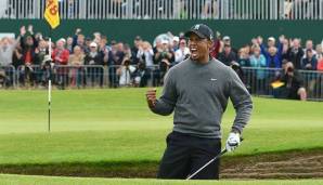 Tiger Woods in Aktion.