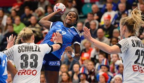 Die deutschen Handballerinnen konnten die Französinnen nicht stoppen