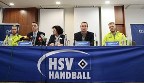 Die Spieler des HSV Handball blicken in eine noch ungewisse Zukunft