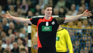 Finn Lemke wurde mit dem DHB-Team Europameister