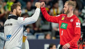 Jogi Bitter (r.) und Andreas Wolff bilden das deutsche Torhütergespann bei der EM 2020.