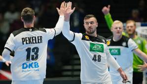 Das DHB-Team um Hendrik Pekeler und Jannik Kohlbacher wollen mit einem Sieg gegen Weißrussland in die Hauptrunde der Handball-EM starten.