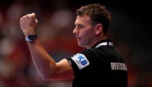 DHB-Coach Christian Prokop will auch gegen Kroatien jubeln.