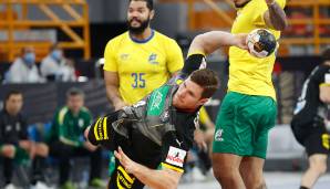 Das DHB-Team traf in seinem zweiten Hauptrundenspiel auf Brasilien.