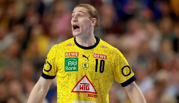 Juri Knorr führte die Löwen im Halbfinale gegen die SG Flensburg-Handewitt zum Sieg.