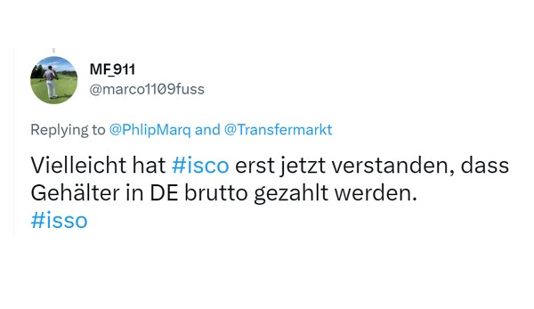 Isco, Union Berlin, Netzreaktionen, Bundesliga