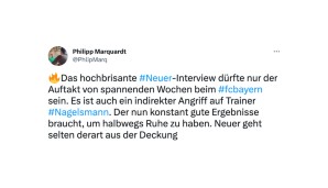 Manuel Neuer, FC Bayern München, Toni Tapalovic, Netzreaktionen, Interview
