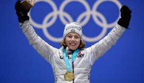 Ihr größter Triumph: 2018 gewann Dahlmeier bei den Olympischen Spielen in Pyengchang zweimal Gold und einmal Bronze.