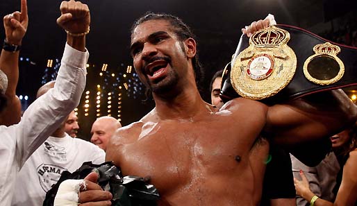 David Haye ist neuer Weltmeister im Schwergewicht der WBA