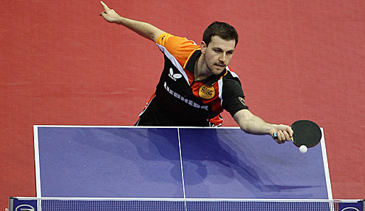 Timo Boll holte in Shanghai gegen China den Ehrenpunkt für die Weltauswahl