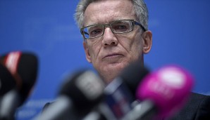 Thomas De Maiziere forderte einen Schulterschluss