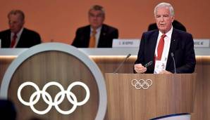 WADA-Präsident Sir Craig Reedie hält Ansprache auf der IOC-Session im September