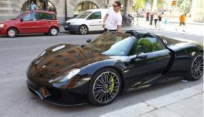 Zlatan Ibrahimovic (AC Milan): Porsche 918 Spyder - Wert: ab 755.000 Euro.