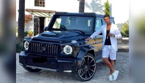 Cristiano Ronaldo (Juventus): Mercedes Brabus-G 900 - Wert: ca. 600.000 Euro.