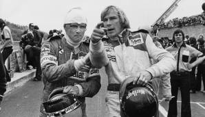 JAMES HUNT (1973-1979): Der britische Lebemann und Erzrivale von Niki Lauda holte 1976 den WM-Titel. Drei Jahre später saß er in einem klapprigen Wolf-Boliden - und hörte mitten in der Saison einfach auf.