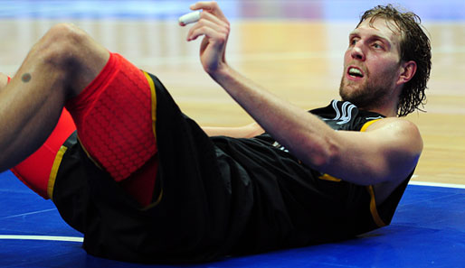Dirk Nowitzki drückt dem deutschen Olympia-Team die Daumen