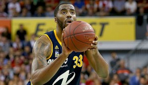 Jamel McLean erzieltre 16 Punkte für Alba Berlin