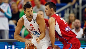 Zoran Erceg gewann mit Serbien zum Auftakt gegen die Auswahl von Spanien