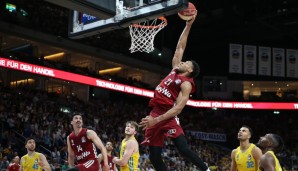 Hoch hinaus möchte der FC Bayern Basketball auch im heutigen BBL-Pokal-Finale gegen die EWE Baskets Oldenburg.