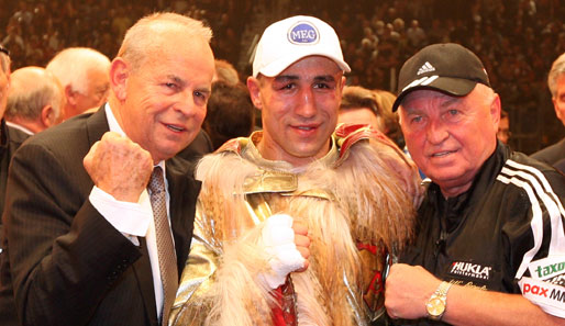 Wilfried Suaerland (l.) hatte auch Henry Maske und Axel Schulz unter Vertrag