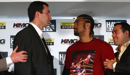 Der Kampf zwischen Wladimir Klitschko (l.) und David Haye ist wahrscheinlicher geworden