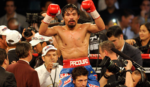 Manny Pacquiao feierte am Ende seinen 15. Sieg in Folge