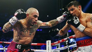 Miguel Cotto (l.) ließ seinem Kontrahenten Sergio Martinez keine Chance