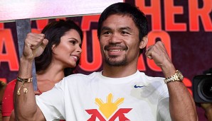 Manny Pacquaio ist sich sicher: "Ich werde gewinnen"