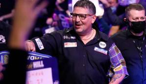 Gary Anderson zog bei der Darts-WM in Runde drei ein.