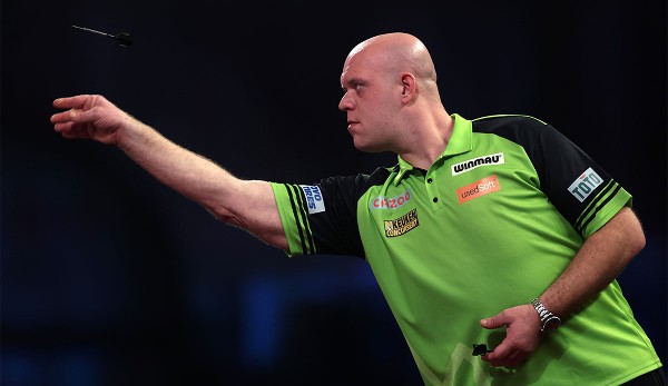 Michael van Gerwen zählt bei der Darts-WM zum Favoritenkreis.