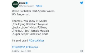 Darts, Darts-WM, Alexandra Palace, Gabriel Clemens, Michael Smith, Halbfinale, Netzreaktionen, Reaktionen, Twitter