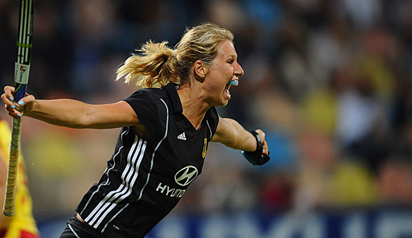 Eileen Hoffmann gelang gegen Urugua der erste Treffer