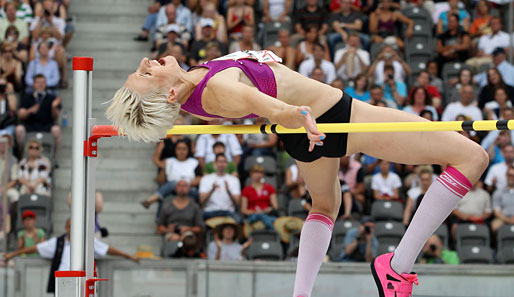 Ariane Friedrich gewann 2009 in Turin bei den Halleneuropameisterschaft die Goldmedaille